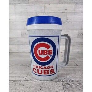 Vintage Chicago Cubs Super Thermo 22 oz Betras USA Thermos Cup MLB BASEBALL 1997